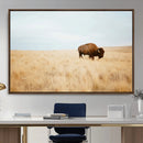 Buffalo Wall Art Canvas Print – Framed Western Wildlife by MyGreatCanvas | Canvas Wall Art Prints | Photo Prints & Wall Decor