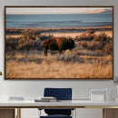 Western Framed Bison Wall Art Canvas Print by MyGreatCanvas | Canvas Wall Art Prints | Photo Prints & Wall Decor