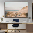 Beach Landscape Wall Art Canvas Print – Framed Sand Dune