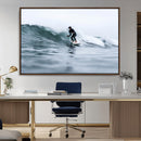 Surfer on Wave Wall Art Canvas Print – Framed Ocean by MyGreatCanvas | Canvas Wall Art Prints | Photo Prints & Wall Decor