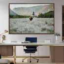 Wild Bison Wall Art Canvas Print, Majestic Mountain Pines by MyGreatCanvas | Canvas Wall Art Prints | Photo Prints & Wall Decor