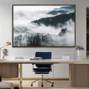 Foggy Forest Landscape Wall Art Canvas Print – Misty by MyGreatCanvas | Canvas Wall Art Prints | Photo Prints & Wall Decor