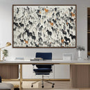 Wild Horse Stampede Wall Art Canvas Print – Monochrome by MyGreatCanvas | Canvas Wall Art Prints | Photo Prints & Wall Decor
