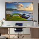 Pebble Beach Golf Links Wall Art Canvas Print – Iconic by MyGreatCanvas | Canvas Wall Art Prints | Photo Prints & Wall Decor