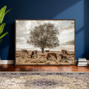 Texas Longhorn Cattle Wall Art, Rustic Western Ranch Canvas by MyGreatCanvas | Canvas Wall Art Prints | Photo Prints & Wall Decor