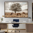 Texas Longhorn Cattle Wall Art, Rustic Western Ranch Canvas by MyGreatCanvas | Canvas Wall Art Prints | Photo Prints & Wall Decor