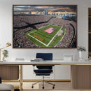 Chicago Bears Soldiers Field Wall Art Canvas Print – Framed