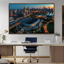 Chicago Bears Soldiers Field Wall Art Canvas Print – Framed