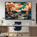 Japanese Landscape Wall Art Canvas Print – Mount Fuji by MyGreatCanvas | Canvas Wall Art Prints | Photo Prints & Wall Decor