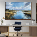 Marshland Wall Art Canvas Print – Serene Water Reflection by MyGreatCanvas | Canvas Wall Art Prints | Photo Prints & Wall Decor