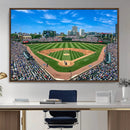 Wrigley Field Baseball Stadium Canvas Wall Art – Packed by MyGreatCanvas | Canvas Wall Art Prints | Photo Prints & Wall Decor