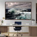 Stormy Ocean Waves Canvas Wall Art – Framed Turbulent Sea by MyGreatCanvas | Canvas Wall Art Prints | Photo Prints & Wall Decor