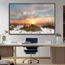 Sunset Beach Wall Art Print – Coastal Canvas Ocean Landscape by MyGreatCanvas | Canvas Wall Art Prints | Photo Prints & Wall Decor