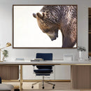 Grizzly Bear Canvas Wall Art Print – Framed Wildlife Nature by MyGreatCanvas | Canvas Wall Art Prints | Photo Prints & Wall Decor