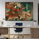 Tsukioka Yoshitoshi Samurai Wall Art – Japanese Katana by MyGreatCanvas | Canvas Wall Art Prints | Photo Prints & Wall Decor