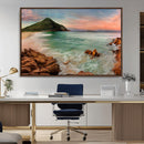 Coastal Landscape Wall Art Canvas Print – Rocky Shore and by MyGreatCanvas | Canvas Wall Art Prints | Photo Prints & Wall Decor