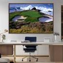 Ocean Cliff Golf Course Wall Art Canvas Print – Waves by MyGreatCanvas | Canvas Wall Art Prints | Photo Prints & Wall Decor