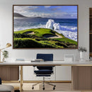 Ocean Waves Crashing Wall Art Canvas Print – Dramatic Rocky by MyGreatCanvas | Canvas Wall Art Prints | Photo Prints & Wall Decor