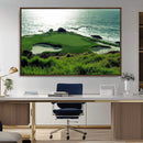 Coastal Golf Course Wall Art Canvas Print – Scenic Green by MyGreatCanvas | Canvas Wall Art Prints | Photo Prints & Wall Decor