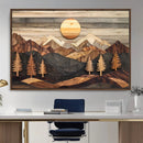 Wood Mountain Wall Art Canvas Print – Layered Forest and by MyGreatCanvas | Canvas Wall Art Prints | Photo Prints & Wall Decor