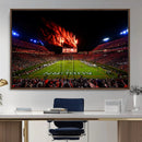Jordan-Hare Football Stadium Wall Art Canvas Print, Football by MyGreatCanvas | Canvas Wall Art Prints | Photo Prints & Wall Decor