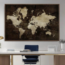 Vibrant Watercolor World Map Wall Art – Stunning Multicolor by MyGreatCanvas | Canvas Wall Art Prints | Photo Prints & Wall Decor