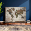 World Map Canvas Print – Framed Detailed Map of the World by MyGreatCanvas | Canvas Wall Art Prints | Photo Prints & Wall Decor