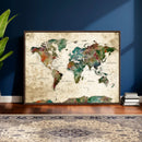 World Map Canvas Print – Framed Detailed Map of the World by MyGreatCanvas | Canvas Wall Art Prints | Photo Prints & Wall Decor