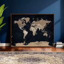 Grunge Wall Art World Map Canvas Print by MyGreatCanvas | Canvas Wall Art Prints | Photo Prints & Wall Decor