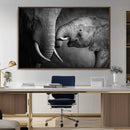 Elephant Family Wall Art Canvas, Framed Elephant Family by MyGreatCanvas | Canvas Wall Art Prints | Photo Prints & Wall Decor