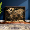 World Map Canvas Print, Modern Decorative Framed Map Artwork by MyGreatCanvas | Canvas Wall Art Prints | Photo Prints & Wall Decor