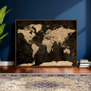 World Map Canvas Print – Detailed Map of the World Wall Art by MyGreatCanvas | Canvas Wall Art Prints | Photo Prints & Wall Decor