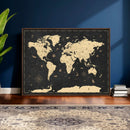 World Map Canvas Print – Detailed Map of the World Wall Art by MyGreatCanvas | Canvas Wall Art Prints | Photo Prints & Wall Decor