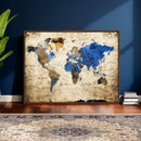 World Map Canvas Print – Colorful Abstract Travel Map, by MyGreatCanvas | Canvas Wall Art Prints | Photo Prints & Wall Decor
