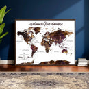 Custom Push Pin World Map Wall Art Canvas Print – by MyGreatCanvas | Canvas Wall Art Prints | Photo Prints & Wall Decor