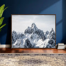 Snowy Mountain Range Canvas Print, Alpine Peaks Landscape by MyGreatCanvas | Canvas Wall Art Prints | Photo Prints & Wall Decor