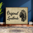 Original Landlords Wall Art Canvas Print, Native American by MyGreatCanvas | Canvas Wall Art Prints | Photo Prints & Wall Decor