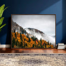 Autumn Forest Wall Art Canvas Print, Foggy Mountain by MyGreatCanvas | Canvas Wall Art Prints | Photo Prints & Wall Decor
