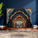 Abstract Wood Grain Canvas Print, Tree Ring Pattern Wall by MyGreatCanvas | Canvas Wall Art Prints | Photo Prints & Wall Decor