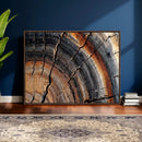 Abstract Tree Ring Wall Art Print – Natural Rustic Wood by MyGreatCanvas | Canvas Wall Art Prints | Photo Prints & Wall Decor
