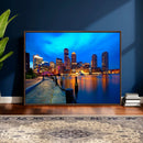 Boston Wall Art Canvas Print, Boston City Downtown Night by MyGreatCanvas | Canvas Wall Art Prints | Photo Prints & Wall Decor