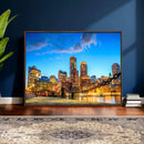 Boston Wall Art Canvas Print, Boston City Downtown Night by MyGreatCanvas | Canvas Wall Art Prints | Photo Prints & Wall Decor