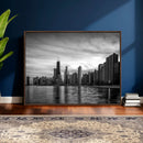 Chicago Wall Art Canvas Print, Chicago City Downtown Night by MyGreatCanvas | Canvas Wall Art Prints | Photo Prints & Wall Decor