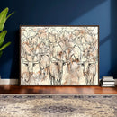 Farmhouse Texas Longhorn Wall Art Canvas Print - Abstract by MyGreatCanvas | Canvas Wall Art Prints | Photo Prints & Wall Decor