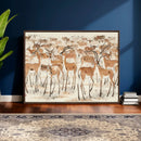 Gazelle Wall Art Canvas Print - Abstract Antelope Wall Art by MyGreatCanvas | Canvas Wall Art Prints | Photo Prints & Wall Decor