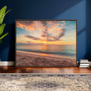 Sunset Beach Wall Art Canvas Print – Soft Coastal by MyGreatCanvas | Canvas Wall Art Prints | Photo Prints & Wall Decor