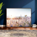 Lavender Field Wall Art Canvas Print, Butterfly Floral by MyGreatCanvas | Canvas Wall Art Prints | Photo Prints & Wall Decor