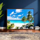 Tropical Beach Wall Art Canvas Print, Palm Tree Ocean by MyGreatCanvas | Canvas Wall Art Prints | Photo Prints & Wall Decor