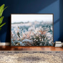 Frosted Fern Wall Art Canvas Print, Soft Winter Botanical by MyGreatCanvas | Canvas Wall Art Prints | Photo Prints & Wall Decor