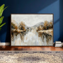 Abstract Landscape Wall Art Canvas Print, Modern Lake by MyGreatCanvas | Canvas Wall Art Prints | Photo Prints & Wall Decor